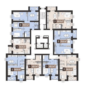 Квартира 45,1 м², 1-комнатная - изображение 2