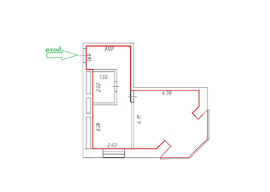 Квартира 32,2 м², 1-комнатная - изображение 1