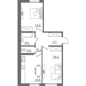 58,6 м², 2-комнатная квартира 7 266 400 ₽ - изображение 24
