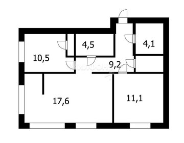 Квартира 60,3 м², 2-комнатная - изображение 1