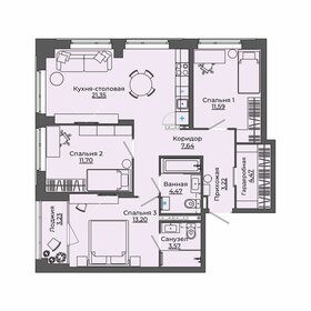 423 м², 7-комнатная квартира 109 000 000 ₽ - изображение 114