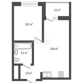 Квартира 41,7 м², 1-комнатная - изображение 1