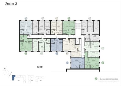 32,3 м², 1-комнатная квартира 3 689 952 ₽ - изображение 69