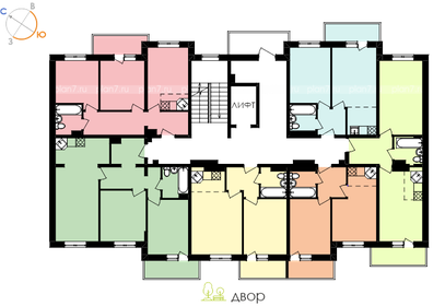42 м², 2-комнатная квартира 4 399 000 ₽ - изображение 77