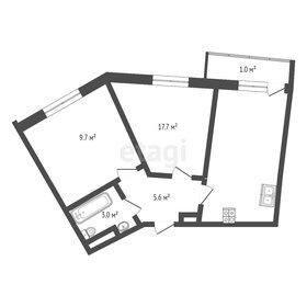 Квартира 42,3 м², 2-комнатная - изображение 1