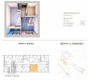 Квартира 33 м², 1-комнатная - изображение 1