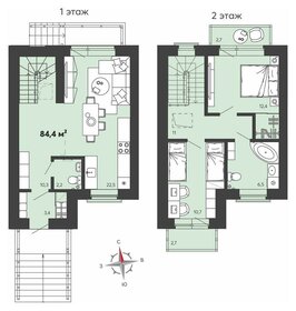 99,4 м², 3-комнатная квартира 7 420 000 ₽ - изображение 32