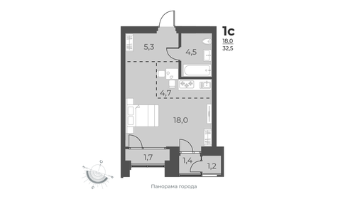 28,6 м², квартира-студия 5 800 000 ₽ - изображение 88