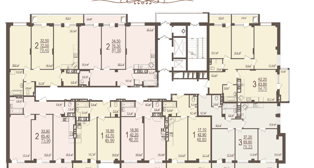 42,7 м², 1-комнатная квартира 5 050 000 ₽ - изображение 51