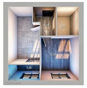 35,4 м², 1-комнатная квартира 3 600 000 ₽ - изображение 39