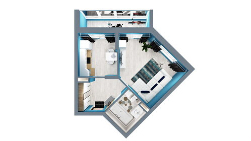 43 м², 2-комнатная квартира 3 650 000 ₽ - изображение 75