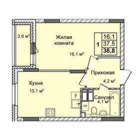 43,1 м², 2-комнатная квартира 5 400 000 ₽ - изображение 75