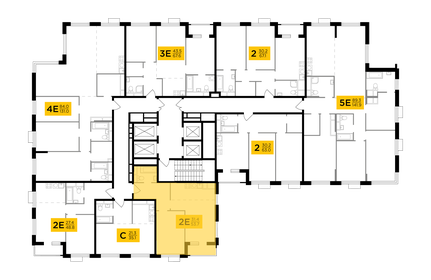 49,1 м², 2-комнатная квартира 23 650 000 ₽ - изображение 84