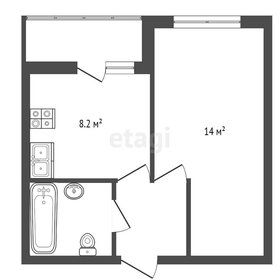 Квартира 30,9 м², 1-комнатная - изображение 3