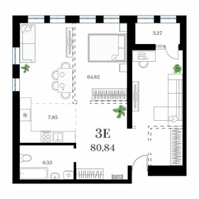 78,4 м², 2-комнатная квартира 16 470 300 ₽ - изображение 26