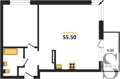 43,3 м², 2-комнатная квартира 4 410 000 ₽ - изображение 18