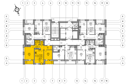 Квартира 52,9 м², 2-комнатная - изображение 2