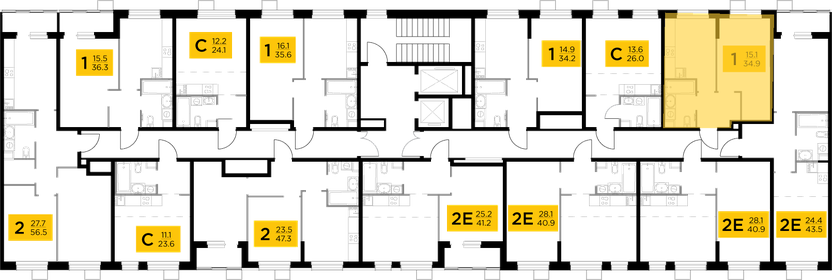 33,3 м², 1-комнатная квартира 4 800 000 ₽ - изображение 73