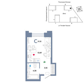 20 м², квартира-студия 3 650 000 ₽ - изображение 67