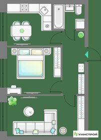 Квартира 49,2 м², 2-комнатная - изображение 1