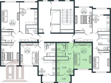 43,1 м², 1-комнатная квартира 4 250 000 ₽ - изображение 115