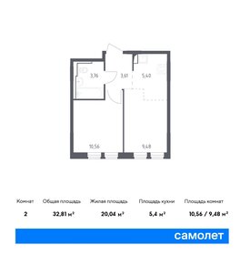 32,7 м², 2-комнатная квартира 8 650 000 ₽ - изображение 39