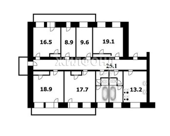 8,9 м², комната - изображение 5