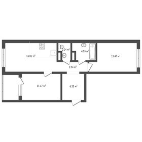 Квартира 59 м², 2-комнатная - изображение 1