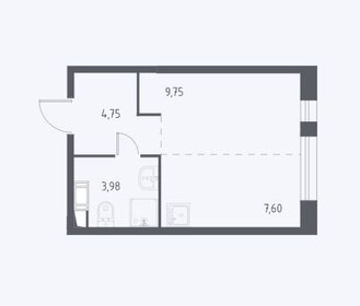 22 м², 1-комнатная квартира 22 000 ₽ в месяц - изображение 66