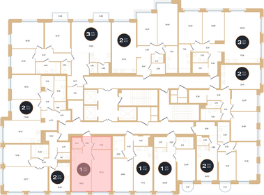 47,1 м², 1-комнатная квартира 11 304 000 ₽ - изображение 12