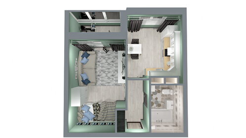 39,3 м², 1-комнатная квартира 3 620 316 ₽ - изображение 81