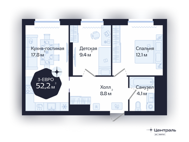 Купить квартиру маленькую у метро Спортивная (красная ветка) в Москве и МО - изображение 24