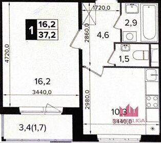 45 м², 1-комнатная квартира 45 000 ₽ в месяц - изображение 22