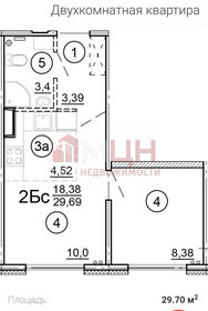 21 м², 1-комнатная квартира 2 816 850 ₽ - изображение 114