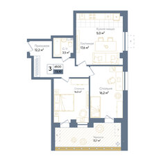 Квартира 73,1 м², 3-комнатная - изображение 2