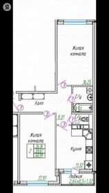 Квартира 60,2 м², 2-комнатная - изображение 1