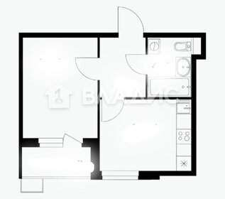 Квартира 33,4 м², 1-комнатная - изображение 1