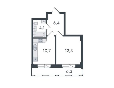 25 м², 1-комнатная квартира 1 700 000 ₽ - изображение 77