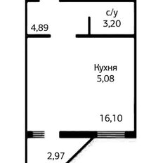 Квартира 29,9 м², студия - изображение 3