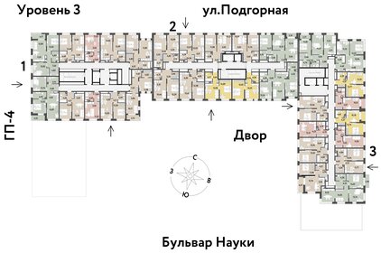 60 м², 3-комнатная квартира 5 400 000 ₽ - изображение 66