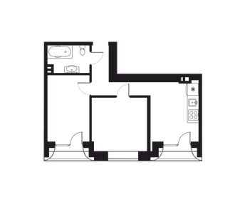 51,2 м², 2-комнатная квартира 12 370 662 ₽ - изображение 59