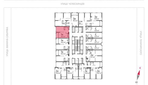 39,3 м², 1-комнатная квартира 7 787 059 ₽ - изображение 5