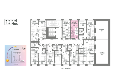 28,2 м², 1-комнатная квартира 3 330 000 ₽ - изображение 89