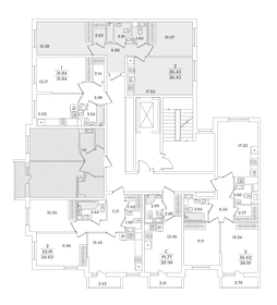 63,4 м², 2-комнатная квартира 8 600 000 ₽ - изображение 112