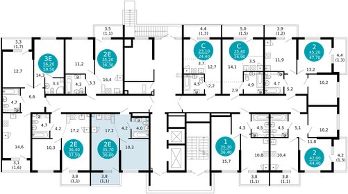 Квартира 36,8 м², 1-комнатная - изображение 2