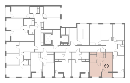 33,7 м², 1-комнатная квартира 4 651 915 ₽ - изображение 65