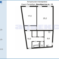 Квартира 72,8 м², 2-комнатная - изображение 1