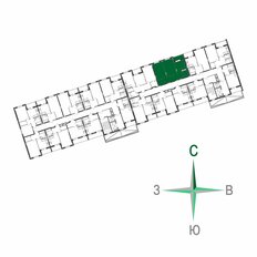 Квартира 58,6 м², 2-комнатная - изображение 3