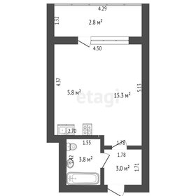 25,9 м², квартира-студия 2 790 000 ₽ - изображение 66