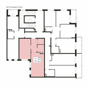 Квартира 51,1 м², 1-комнатная - изображение 1